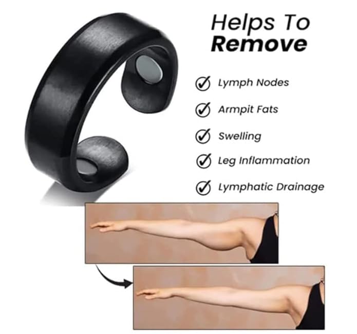 Therapeutic Magnetic Ring © | Pain Relief & Energy Balance | Stylish Magnetic Therapy Jewelry | Saudi Arabia