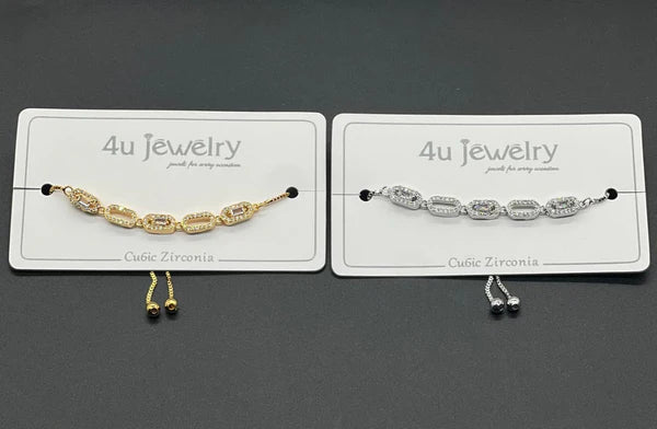 أساور زركونيا مكعبة من 4u Jewelry | مجوهرات نسائية أنيقة في السعودية
