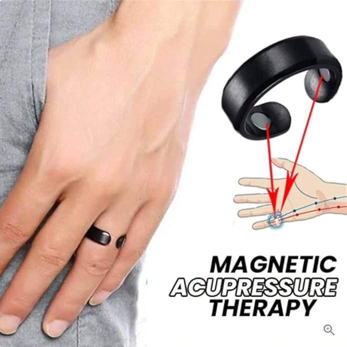 Therapeutic Magnetic Ring © | Pain Relief & Energy Balance | Stylish Magnetic Therapy Jewelry | Saudi Arabia
