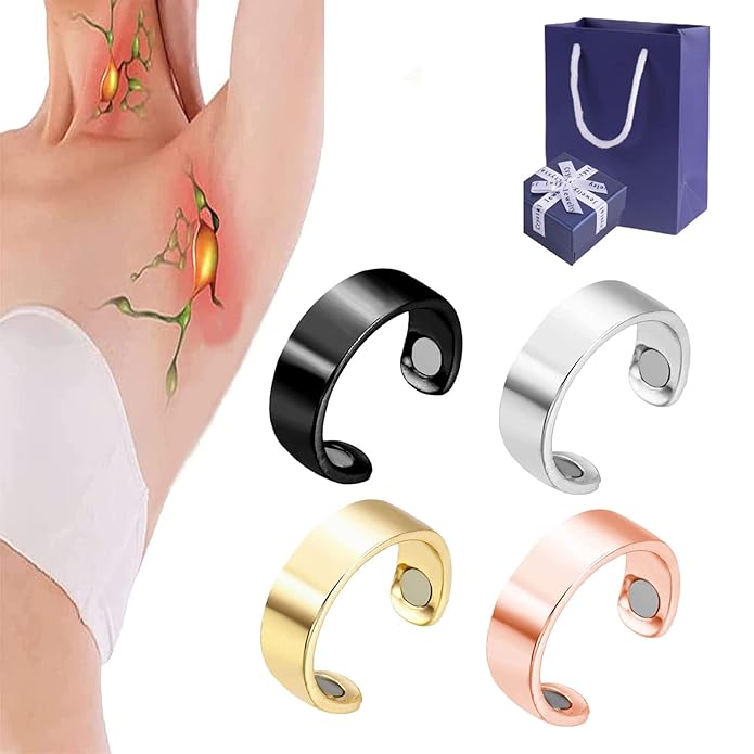 Therapeutic Magnetic Ring © | Pain Relief & Energy Balance | Stylish Magnetic Therapy Jewelry | Saudi Arabia