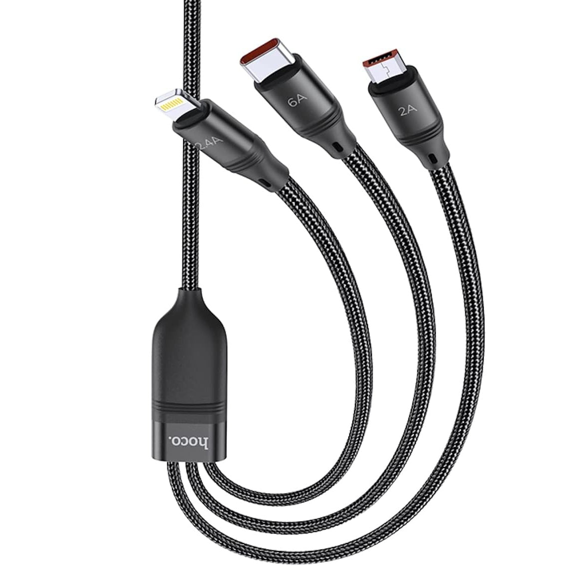 هوكو - كابل USB 3 في 1 (U104)