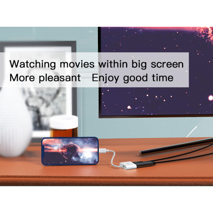 محول كابل فيديو 4K - كابل HDMI فائق الدقة للحصول على شاشة فائقة الوضوح