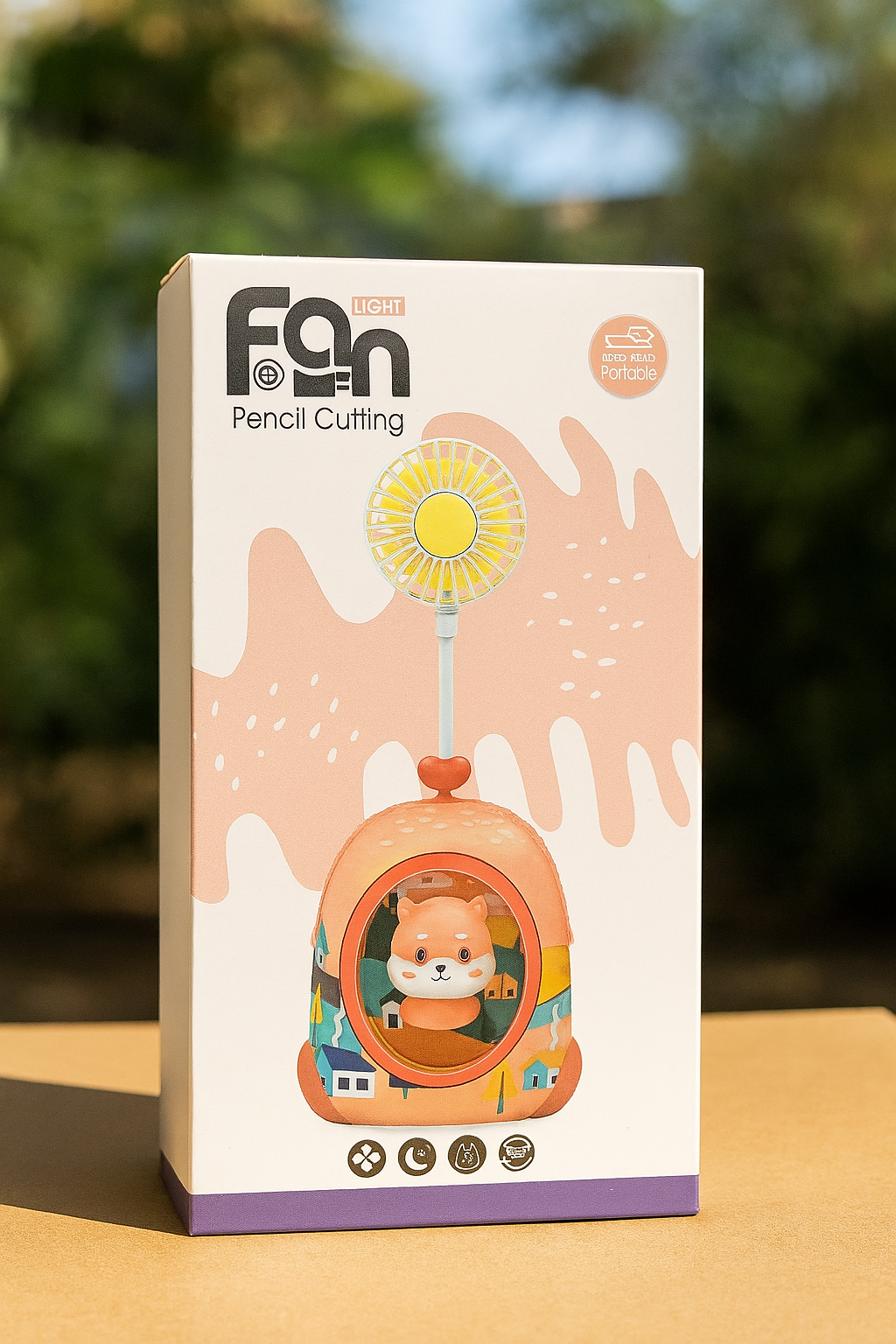 Mini Cartoon Animal Fan | Portable Kids Handheld Fan KSA