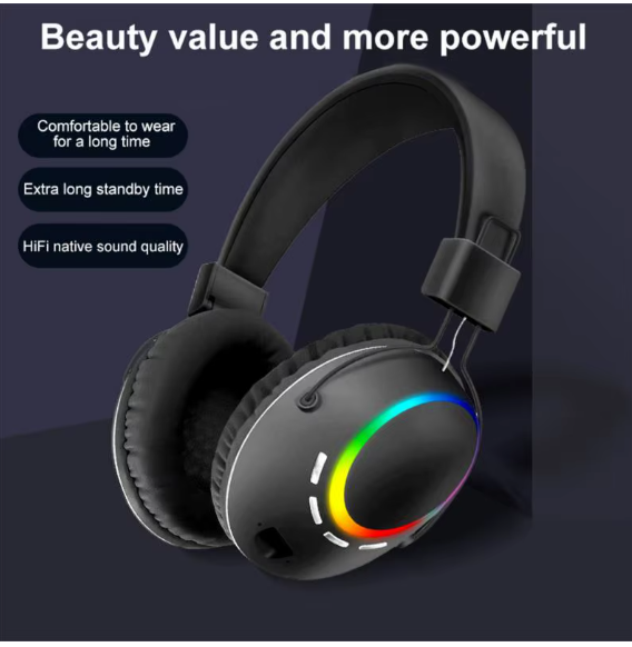 Stereo Music Headphones – High-Quality Wired/Wireless Headset in Saudi Arabia