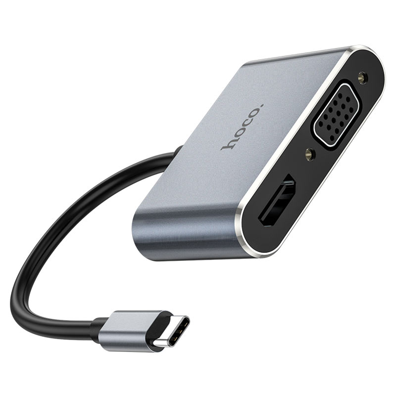 محول هوكو HB30 متعدد الاستخدامات © | موزع USB-C 5 في 1 | HDMI، USB 3.0، SD، وMicroSD | لأجهزة الكمبيوتر المحمولة والأجهزة اللوحية | المملكة العربية السعودية
