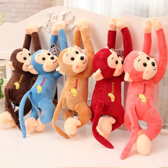 Monkey Plush Pillow | Soft Stuffed Cushion Saudi Arabia