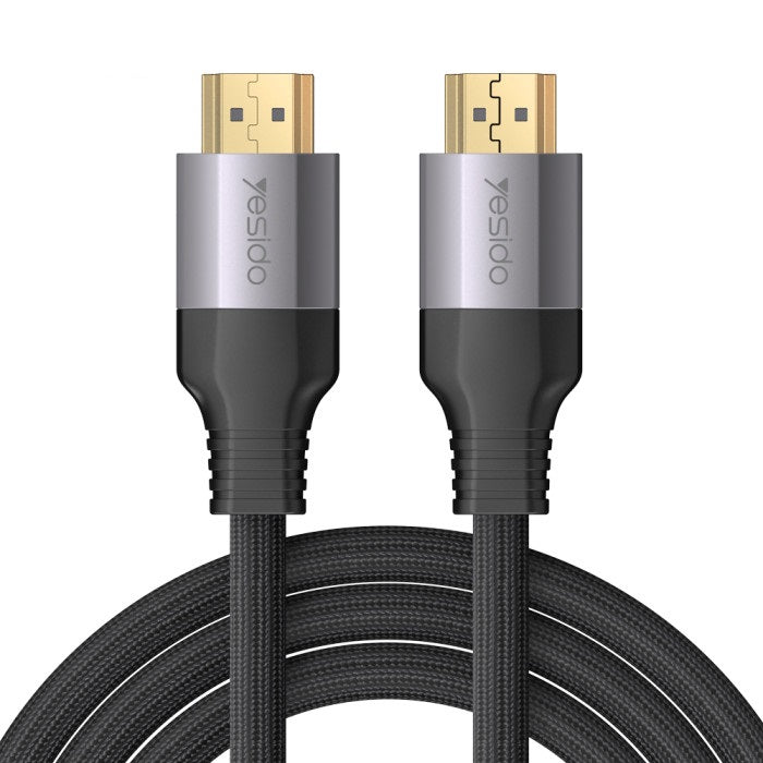 محول كابل HDMI المصنوع من النايلون - كابل فيديو وصوت عالي السرعة ومتين