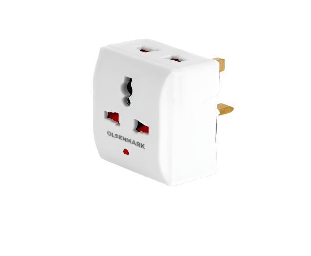 3-Way Tech Universal Adapter – Fast & Safe Charging in Saudi Arabia